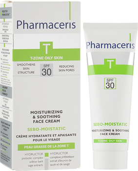 Крем для обличчя Pharmaceris T Sebo-Moistatic SPF30 зволожуючий 50 мл (5900717142619)
