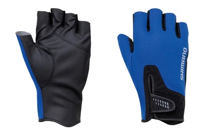 Перчатки Shimano Pearl Fit 5 Gloves L, цвет:blue (9690801201)