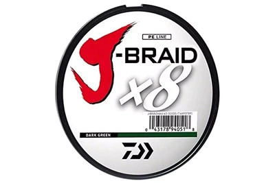 Шнур Daiwa J-Braid X8 0.16мм 150м 9кг (темно-зеленый) (3201100504)