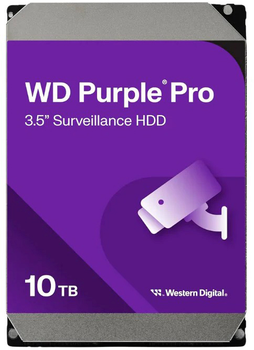 Жесткий диск Western Digital Purple Pro 10TB 7200rpm 512MB WD102PURP 3.5 SATA III
