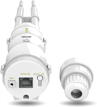 Маршрутизатор беспроводной WAVLINK AC600 наружный, высокомощный, всепогодный WiFi-удлинитель, точка доступа, двухдиапазонный репитер 2.4+5G White