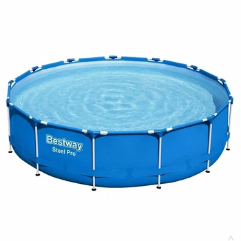 Семейный круглый каркасный 305 x 76 см бассейн Bestway 56677 на 4678 л Синий