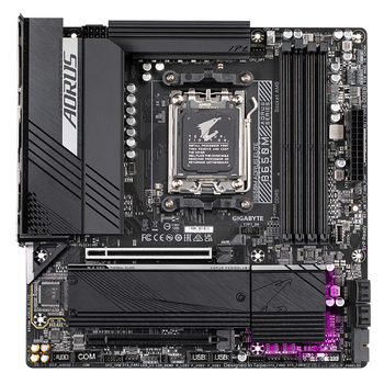 Mатеринська плата Gigabyte B650M AORUS ELITE sAM5 AMD B650 mATX DP/HDMI 2xM.2 2.5GbE LAN
