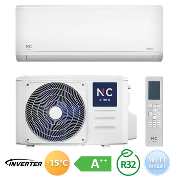 Кондиціонер NC clima NCI24EHMIw1eu/NCO24EHMIw1eu Manchester на 70 м²