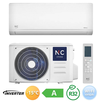 Кондиціонер NC clima NCI09EHMIw1eu/NCO09EHMIw1eu Manchester на 25 м²