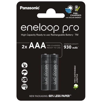 Акумулятори Panasonic Eneloop Pro AAA/HR03 NI-MH 930 mAh BL 2 шт