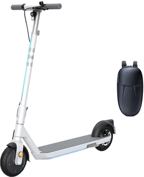 Набор Электросамокат OKAI NEON ES-20 White (ES20-W 8.5") + Сумка для самоката Xiaomi Electric Scooter Storage Bag (001010711603)