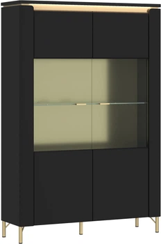 Витрина Frisco Norica 1104х1692х400 мм Черная матовая (23134-LAZV02)