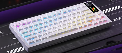 Механическая беспроводная клавиатура LANGTU LT75 Avatar Pro с переключателями hotswap, Type-C, Bluetooth, 2,4 ГГц, RGB, Дисплей, 75 клавиш (раскладка ENG, QWERTY).