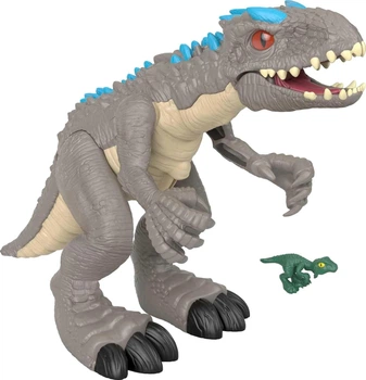 Динозавр Індомінус Рекс Світ Юрського Періоду Fisher-Price Jurassic World Imaginext Thrashing Indominus Rex Dinosaur (GMR16)