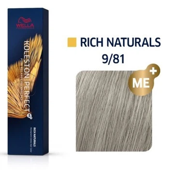 Краска для волос Wella Koleston ME+ 9/81 Жемчужно-пепельный блондин 60 мл