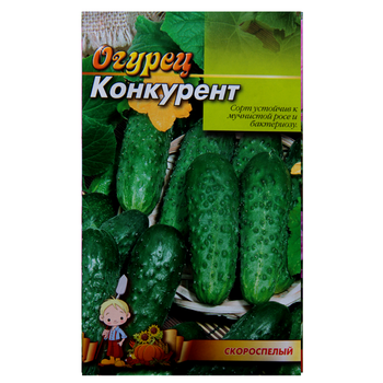 Семена Огурец Конкурент скороспелый 3 г большой пакет