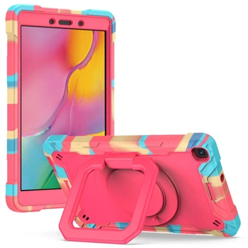 Чехол ARM Cover Samsung Galaxy Tab A8.0 (2019) T295 / T290 противоударный c подставкой 360° Сrimson