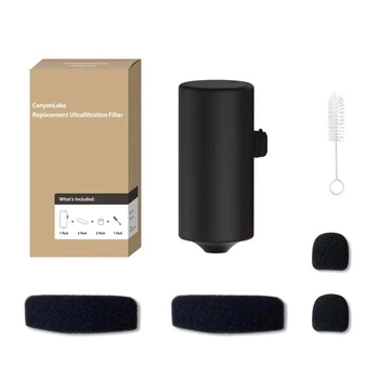 Фильтр для фонтанчика Tikpaws Filters для моделей TK-WF117A(1 картридж и 2 губки), черный