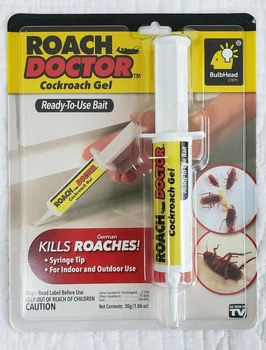 Гель от тараканов Roach Doctor Cockroach Gel шприц 30 гр кишечный и контактный инсектицид
