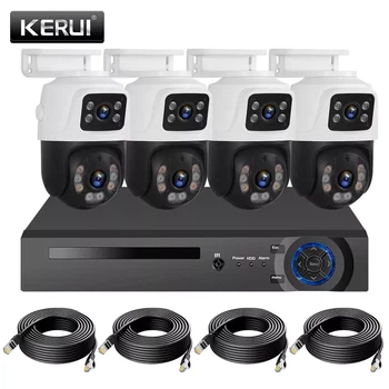 Комплект видеонаблюдения проводной с просмотром через 3G сеть DVR KIT 4ch металл HD набор на 4 камеры с регистратором