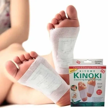 Пластырь для выводов токсинов KINOKI бамбуковый уксус хитозан 8-10 часов