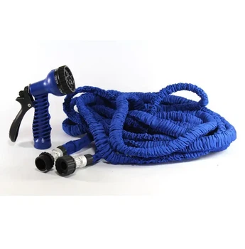 Шланг для полива X HOSE 52.5m, поливочный растягивается с распылителем X-hose X-hose/4 синий X-hose/4