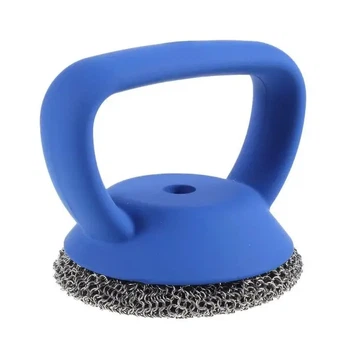Щітка металева для миття посуду CLEANING BRUSH AND-3 з ручкою висока ефективність пластиковий дозатор