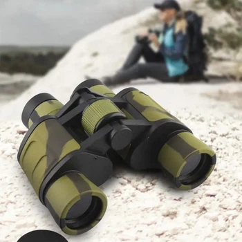 Бінокль польовий прорезинений 8X Baigish W10 8x40 камуфляжний з чохлом
