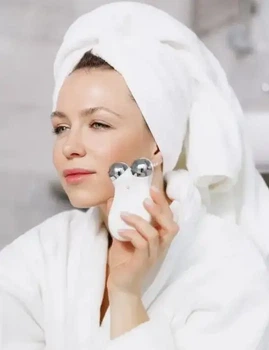 Микротоковый массажер для лица Coolboxbeauty лифтинг микротоки нагрев до 45 °C