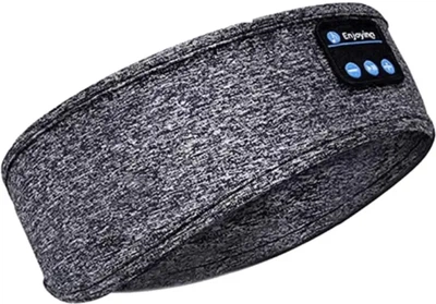 Повязка на голову с наушниками Inspire Headband черный для бега йоги
