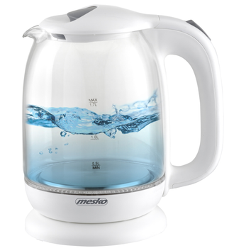 Електрочайник Mesko MS 1302 white