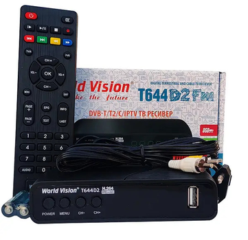 Ефірний приймач T2 World Vision T644D2 FM