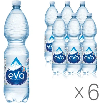 Упаковка горной минеральной негазированной воды Acqua Eva, 6 шт. х 1,5 л