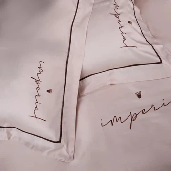 Комплект постельного белья Mirson Полуторный 143х210 см Imperial Tencel №03 Creamy (2200010753783)