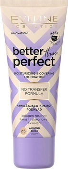Увлажняющая тональная основа Eveline Better Than Perfect Foundation 2.5 Almond Beige 30 мл (5903416067511)