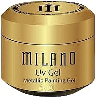 Гель-краска для ногтей - Milano Metallic Paintiing Gel 01 (1234193-619119275-2)