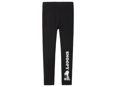 Лосины с эластичной талией для девочки Peanuts Snoopy 455450 146-152 см (10-12 years) Черный