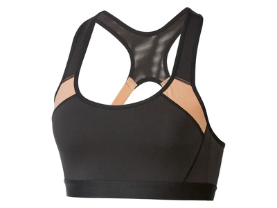 Спортивный топ борцовка для женщины Crivit LYCRA® 499991 L Черный