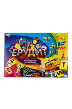 Гра настільна "Ерудит" колір різнокольоровий Danko Toys ЦБ-00239256