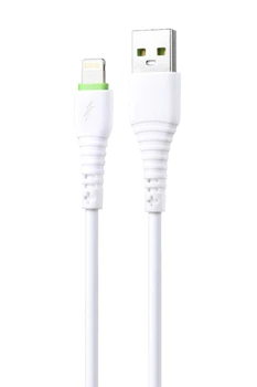Кабель Lightning USB GMC-01LW цвет белый GRUNHELM ЦБ-00267682