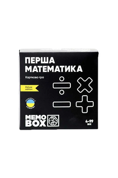 Настільна гра "Перша математика" колір різнокольоровий JoyBand ЦБ-00238962