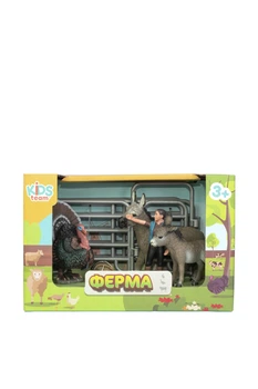 Набір "Ферма" Індик та ослики колір різнокольоровий KIDS TEAM ЦБ-00250191