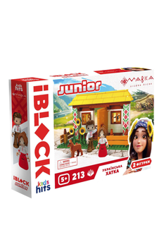 Конструктор IBLOCK Junior Mavka Украинская хатка цвет разноцветный IBLOCK ЦБ-00261547