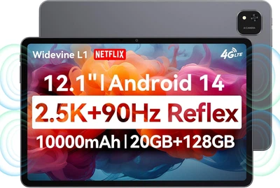 Планшет 12.1" Alldocube iPlay 60 Pro 8+12/128Gb 4G 2-SIM 8 ядер Android 14 10000 mAh Grey