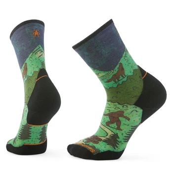 Носки мужские Smartwool Trail Run Targeted Cushion Neature Print Crew, Twilight Blue, XL