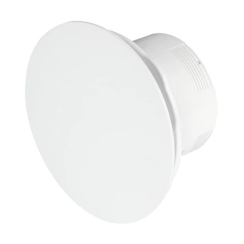 Вентилятор вытяжной с таймером круглый белый Awenta Trox 125Т с обратным клапаном