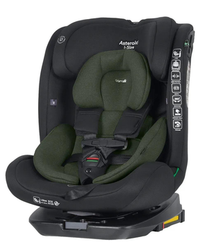 Автокрісло CARRELLO Asteroid i-Size CRL-17001 Hunter Green 40-150см ISOFIX, поворот
