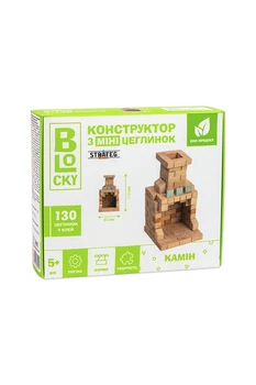 Строительный набор для творчества из мини-кирпичиков BLOCKY - "Камин" цвет разноцветный Strateg ЦБ-00241610