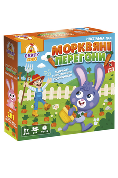 Гра настільна - Морквяні перегони колір різнокольоровий Vladi Toys ЦБ-00260280