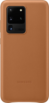 Панель Samsung Leather Cover для Galaxy S20 Ultra Brown (EF-VG988LAEGEU)