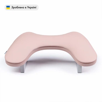 Манікюрна підставка для рук ортопедична (Підлокітник) ECO STAND BUTTERFLY на ніжках, рожевий