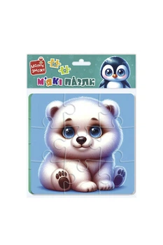 Развивающая игра Vladi Toys мягкие пазлы "Мишка и пингвинёнок" цвет разноцветный Vladi Toys ЦБ-00275756