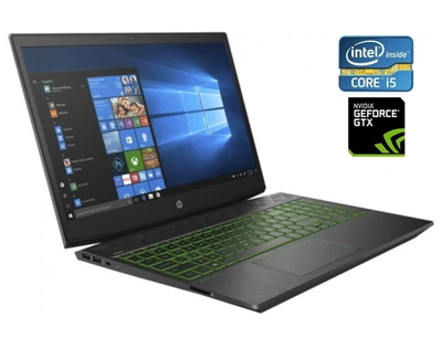 Ігровий ноутбук Б-клас HP Pavilion Gaming 15 / 15.6" (1920x1080) IPS / Intel Core i5-8300H (4 (8) ядра по 2.3 - 4.0 GHz) / 8 GB DDR4 / 256 GB SSD M.2 / nVidia GeForce GTX 1050, 2 GB GDDR5, 128-bit / WebCam / Win 10 Home б/в