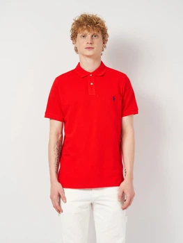 Поло длинное мужское Polo Ralph Lauren 11491 S Красное (smt2000000033617)